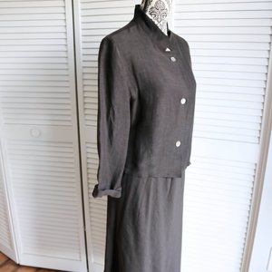 Peter Cohen Linen Skirt and Blouse Set